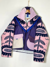 Charger l'image dans la galerie, Blouson upcyclé + écharpe