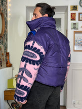 Charger l'image dans la galerie, Blouson upcyclé + écharpe