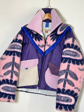 Charger l'image dans la galerie, Blouson upcyclé + écharpe