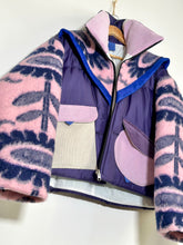 Charger l'image dans la galerie, Blouson upcyclé + écharpe