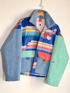 Blouson upcyclé - Taille M