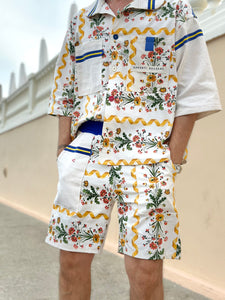Duo chemise upcyclée + short