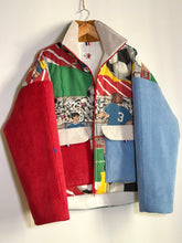 Charger l&#39;image dans la galerie, Blouson upcyclé- Taille L-XL
