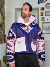 Charger l&#39;image dans la galerie, Blouson upcyclé + écharpe
