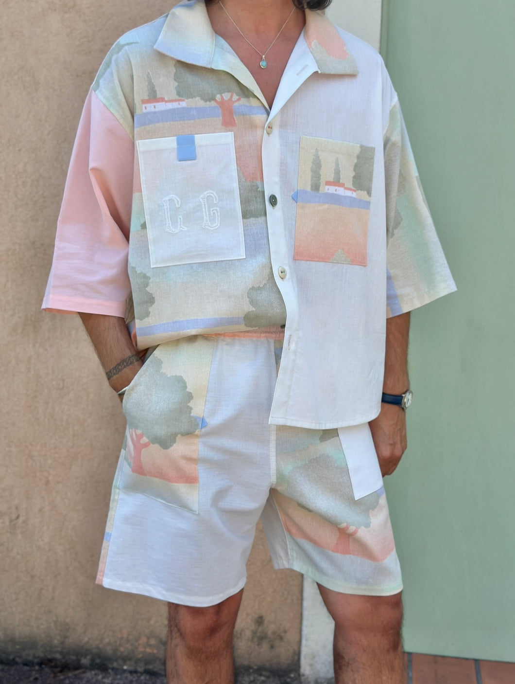 Duo Chemise upcyclée + short